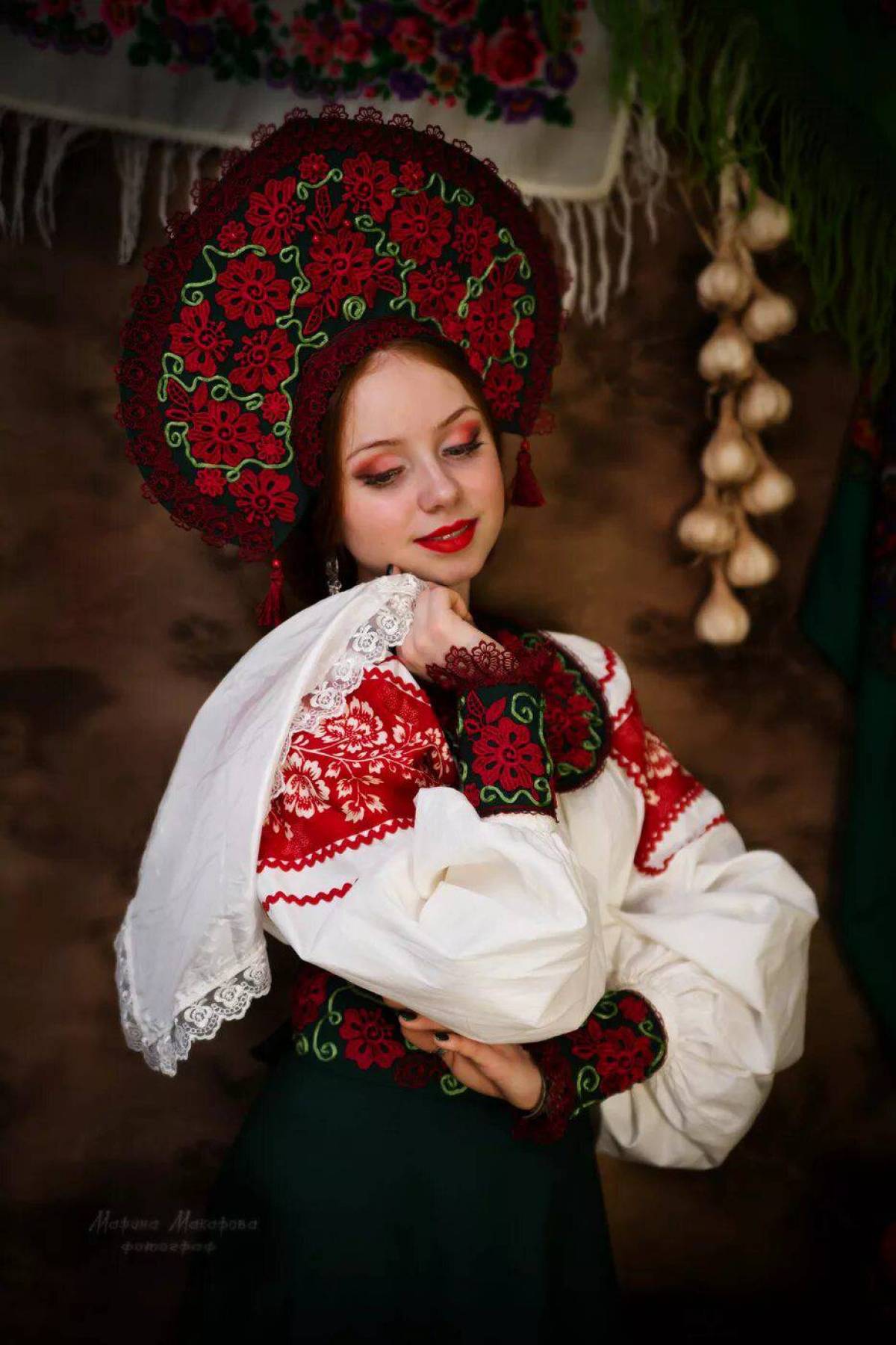 Women in Slavic costumes underwear in Dammam
